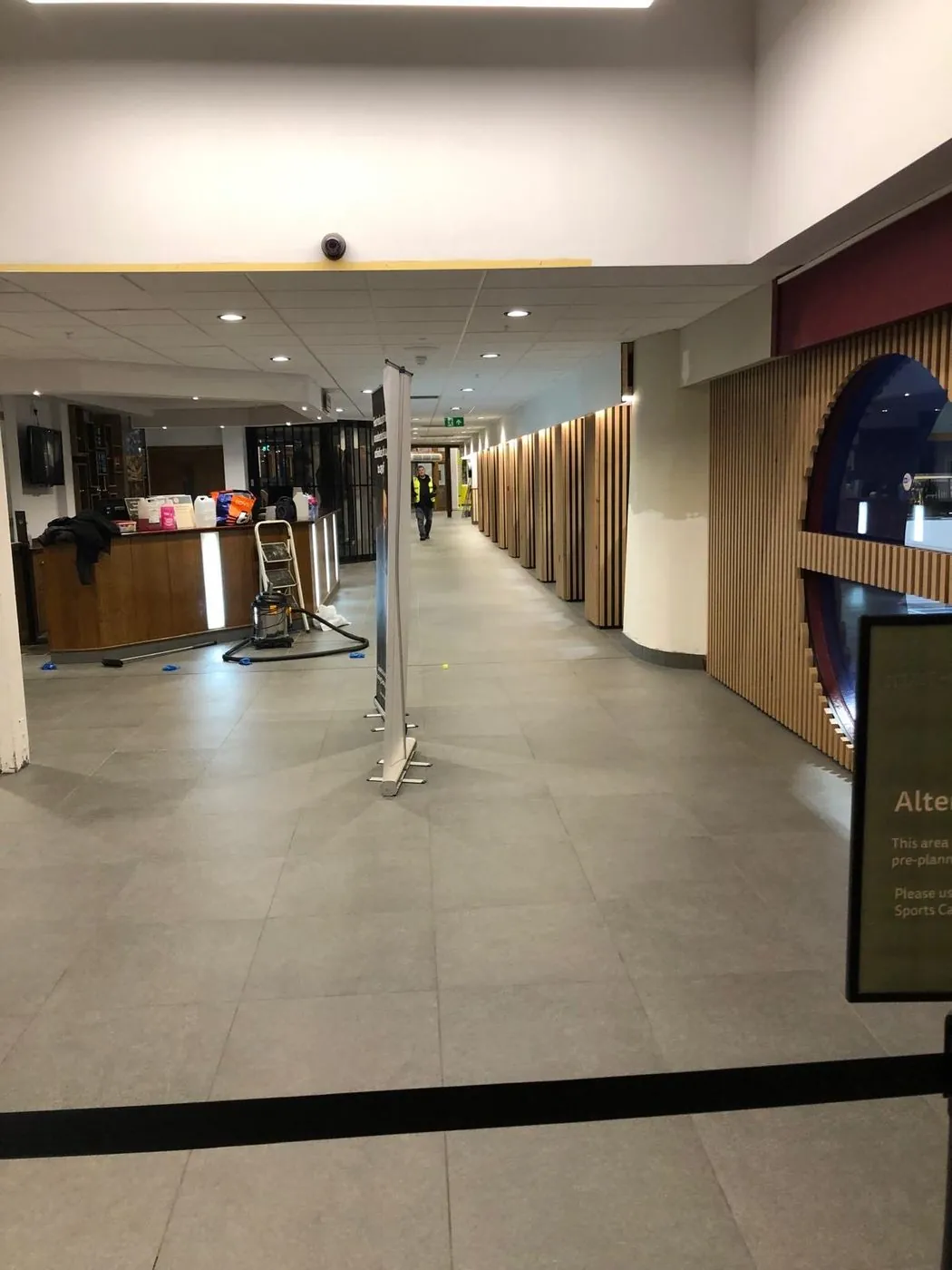 Leisure venue cleaned during a contract visit